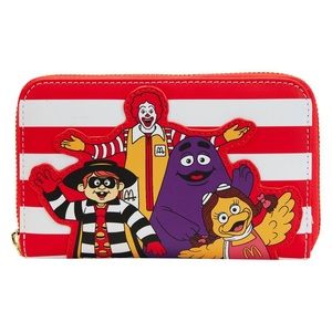 McDonald's Ronald McDonald and Friends Zip Around Wallet